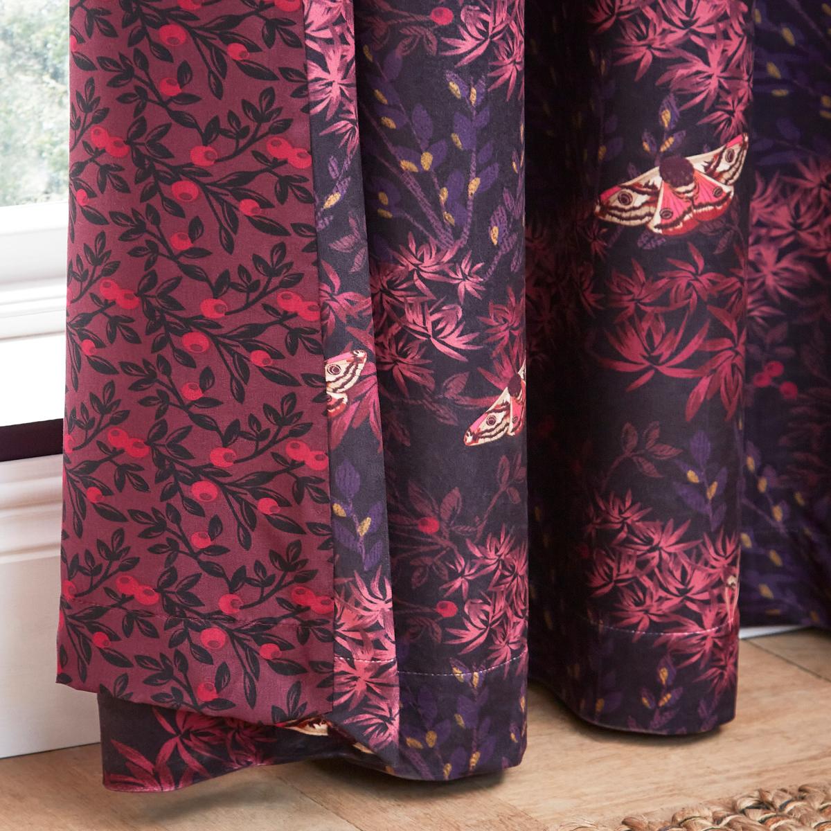 Moorland Pink Eyelet Curtains Pink – image 5