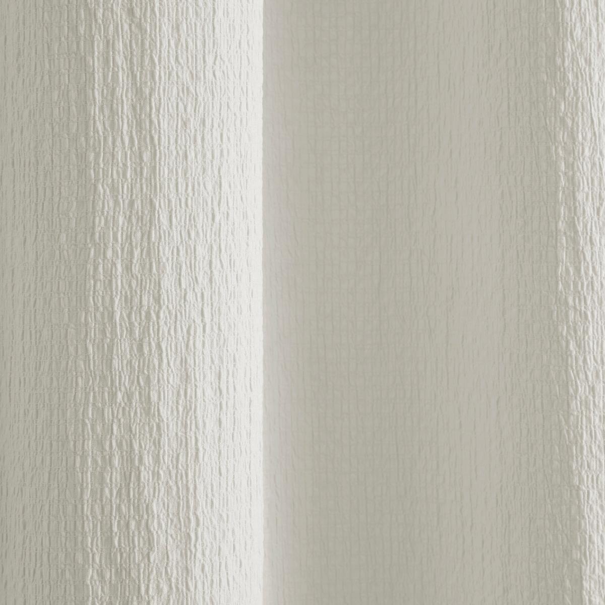 Waffle White Curtains White – image 3