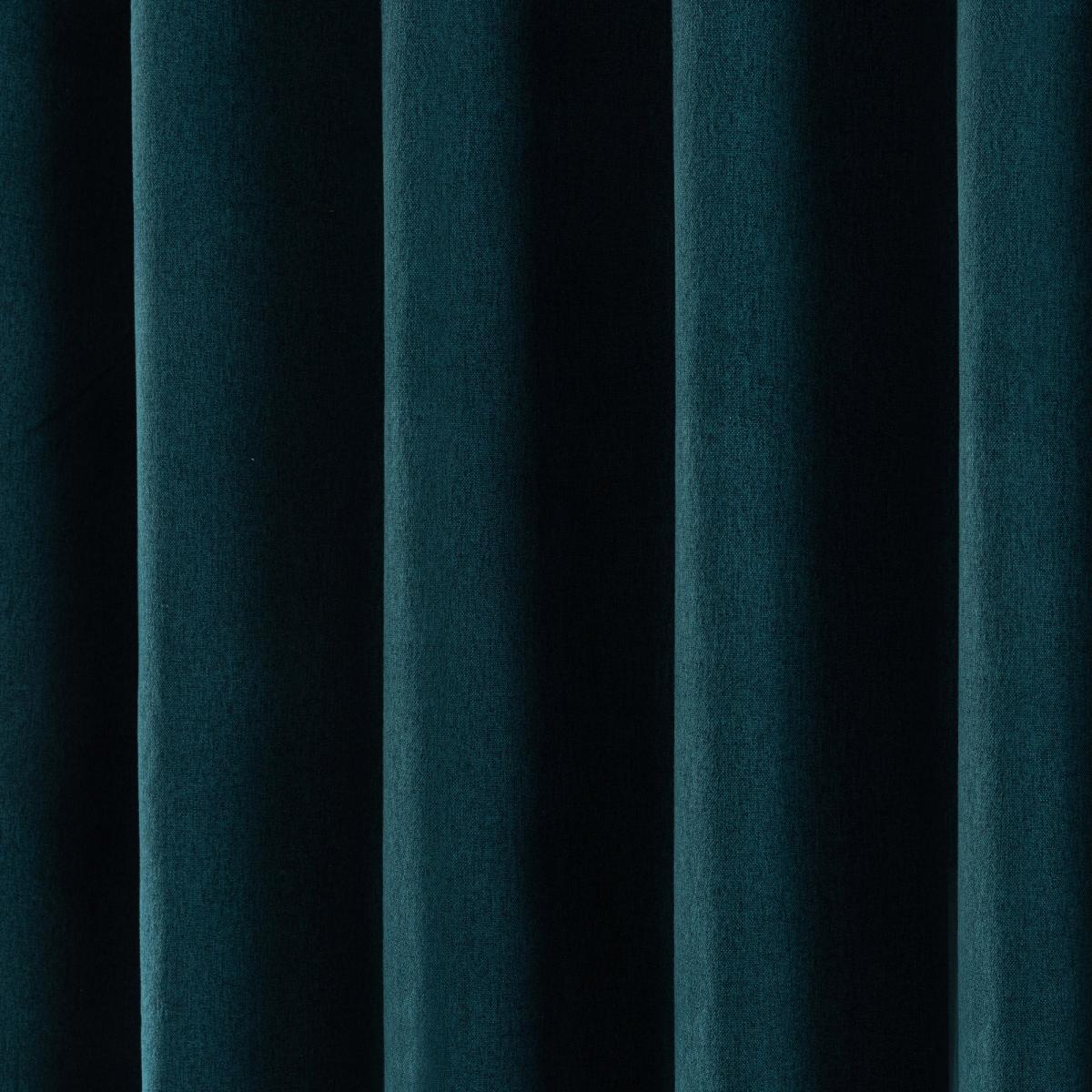 Luna Brushed Peacock Blackout Eyelet Curtains Green – image 6