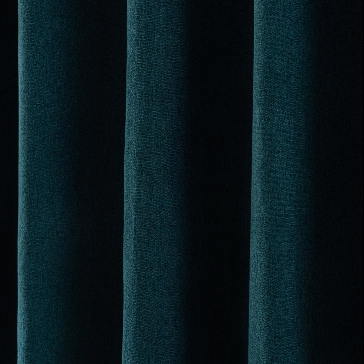 Luna Brushed Peacock Blackout Eyelet Curtains Green – image 7