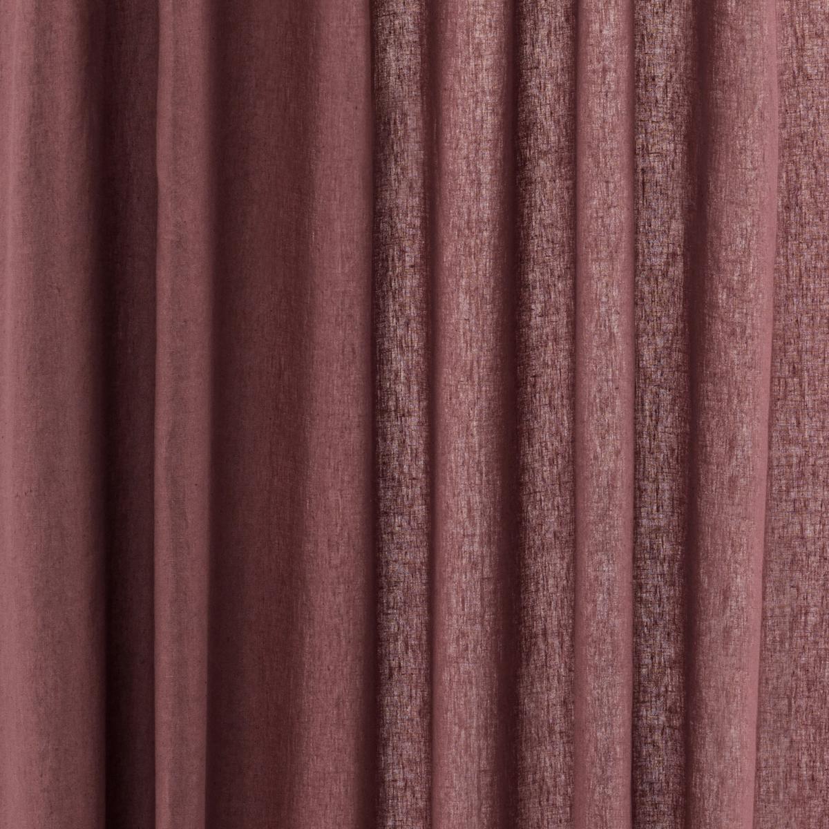 Cartmel Linen Merlot Voile Red – image 3