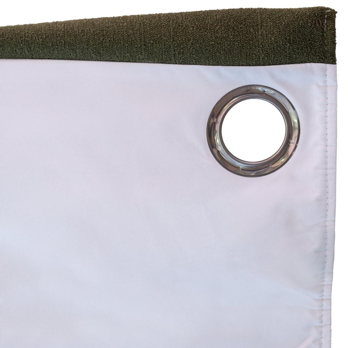 Habitat Plain Boucle Blackout Curtain - Green - 168X229cm – image 4