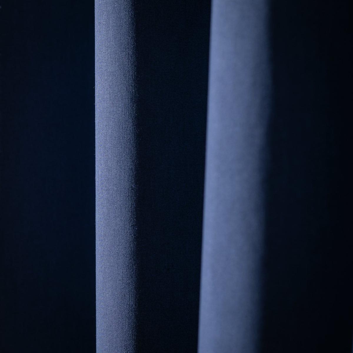 Habitat Plain Blackout Eyelet Curtains Navy Blue - 117x137cm – image 5