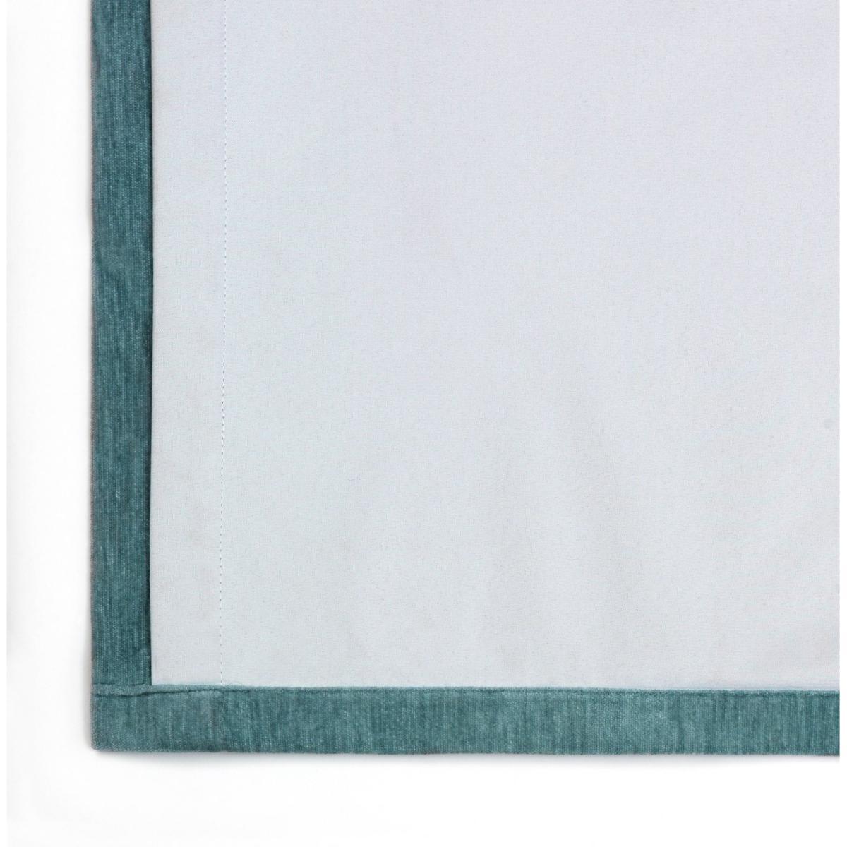 Habitat Plain Chenille Blackout Lined Eyelet Curtains - Blue – image 6