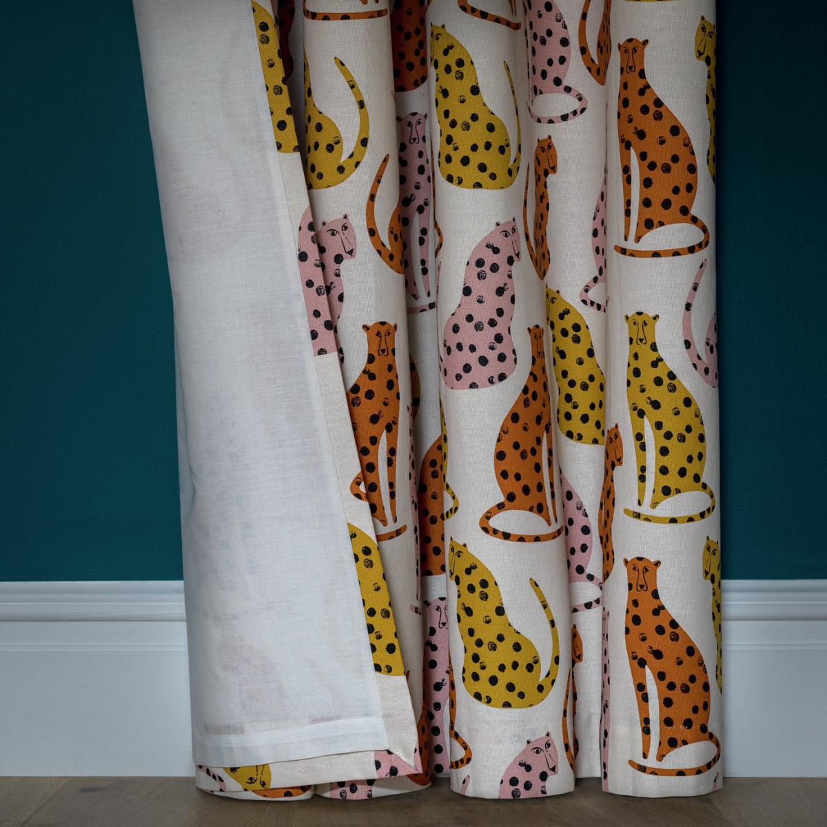 Habitat Kids Cheetah Print Eyelet Curtains - 168x229cm – image 6