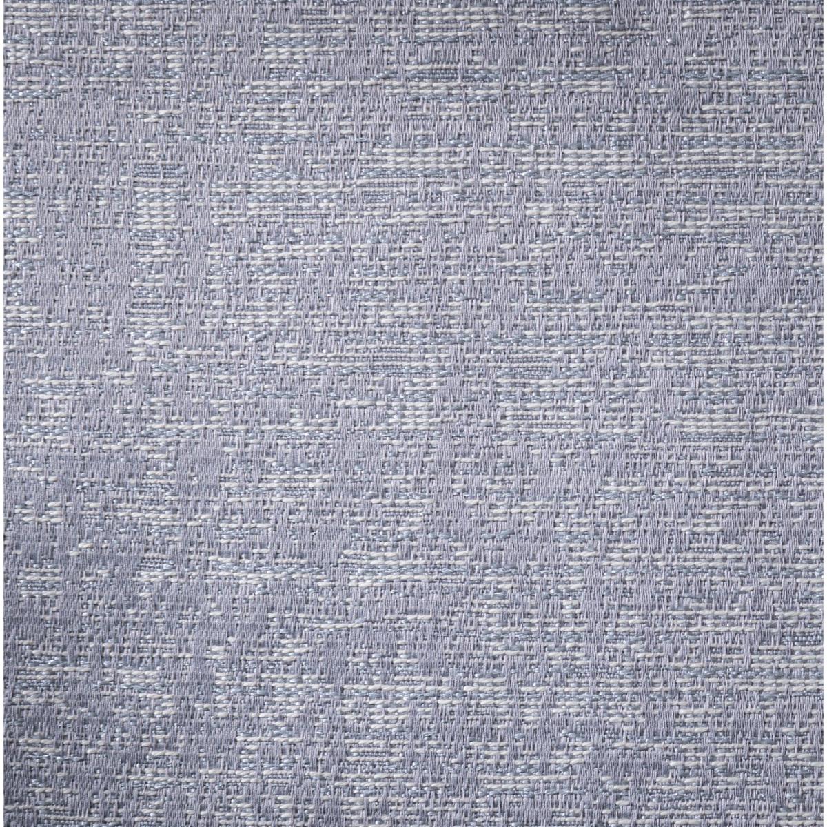 Habitat Metallic Woven Eyelet Curtain - Grey - 168x229cm – image 2