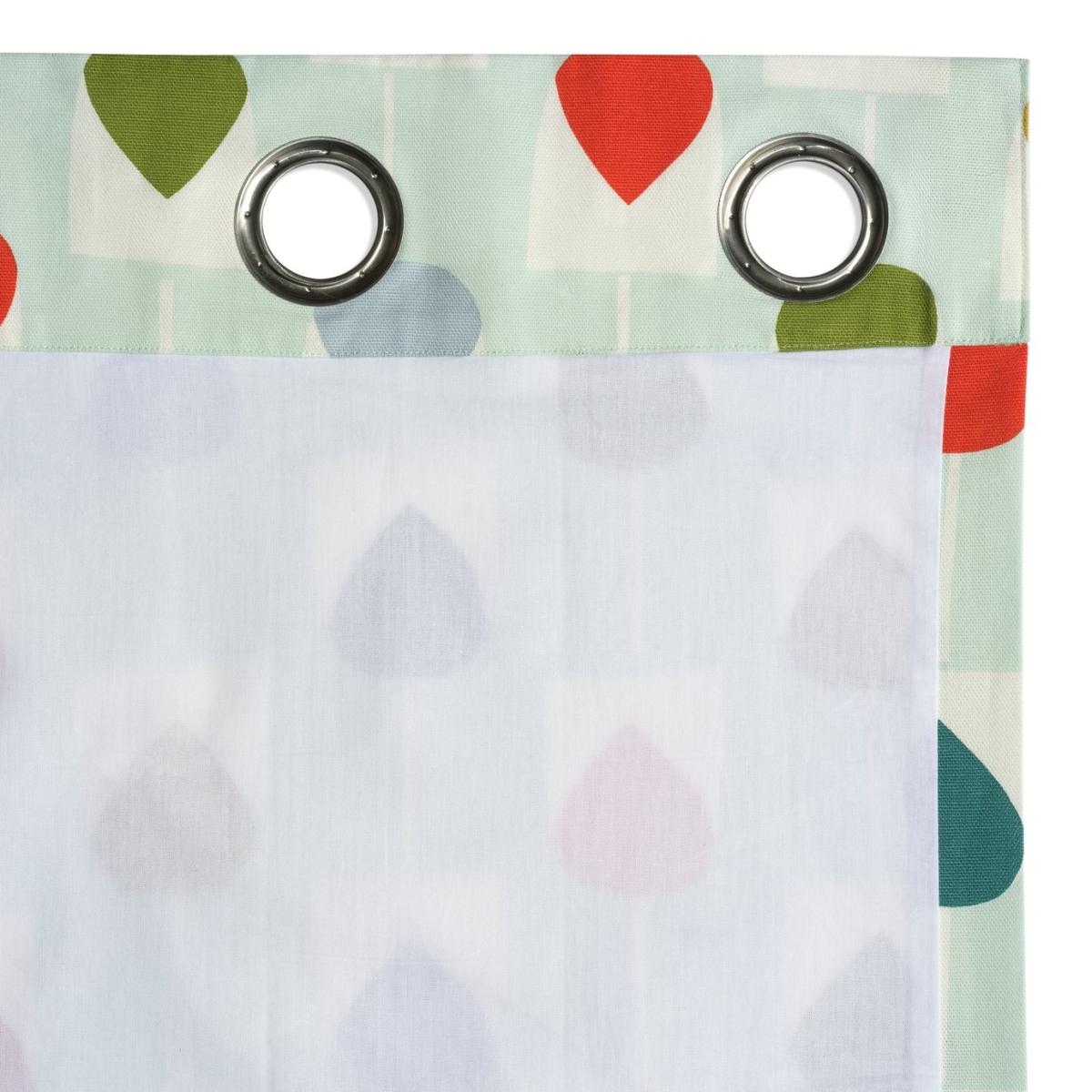Habitat x Scion Sula Lined Eyelet Curtains - Multicoloured – image 5