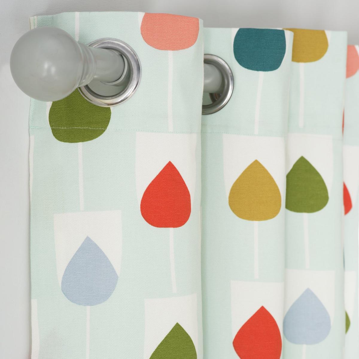 Habitat x Scion Sula Lined Eyelet Curtains - Multicoloured – image 1