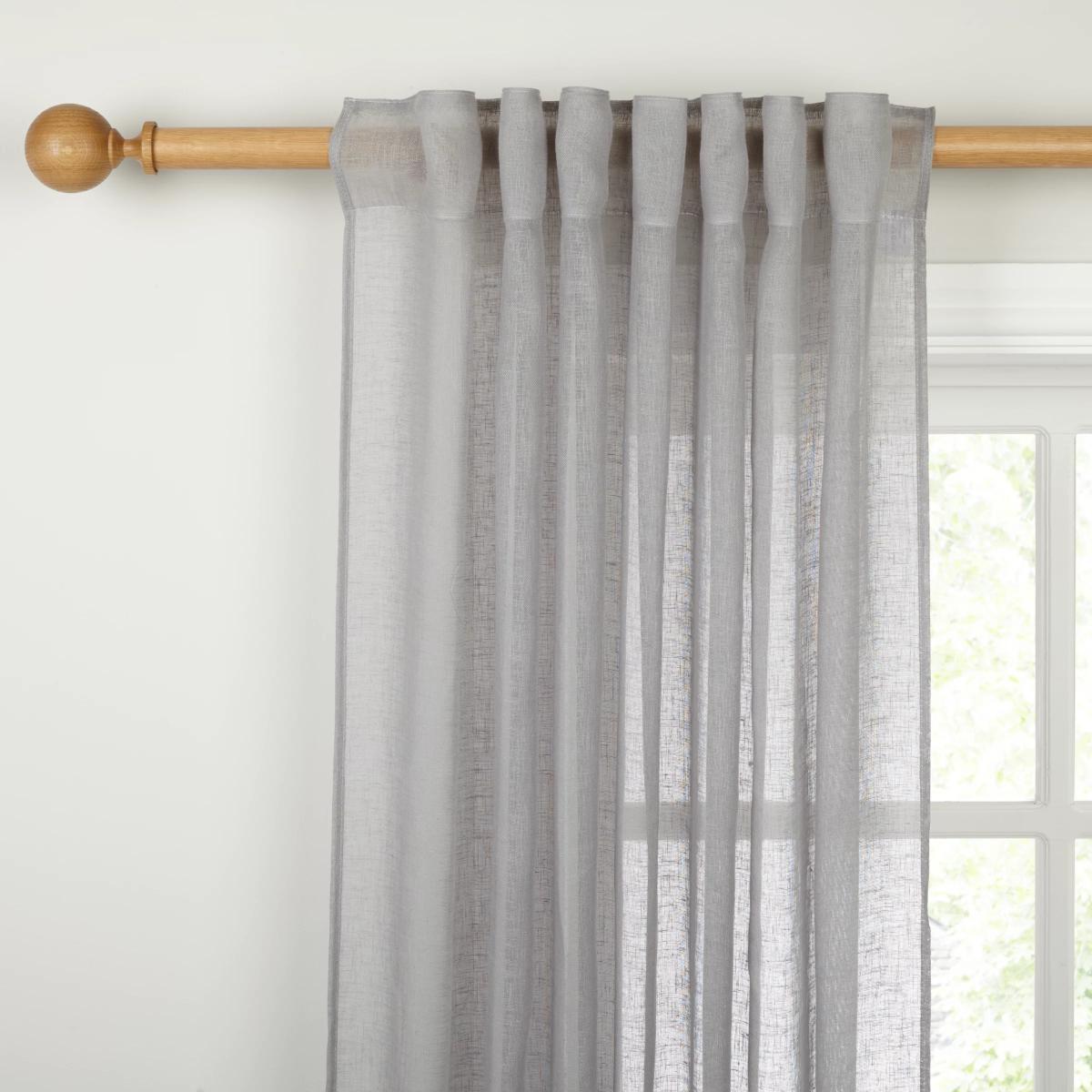 John Lewis & Partners Recycled Polyester Tab Top Sheer Panel – image 2