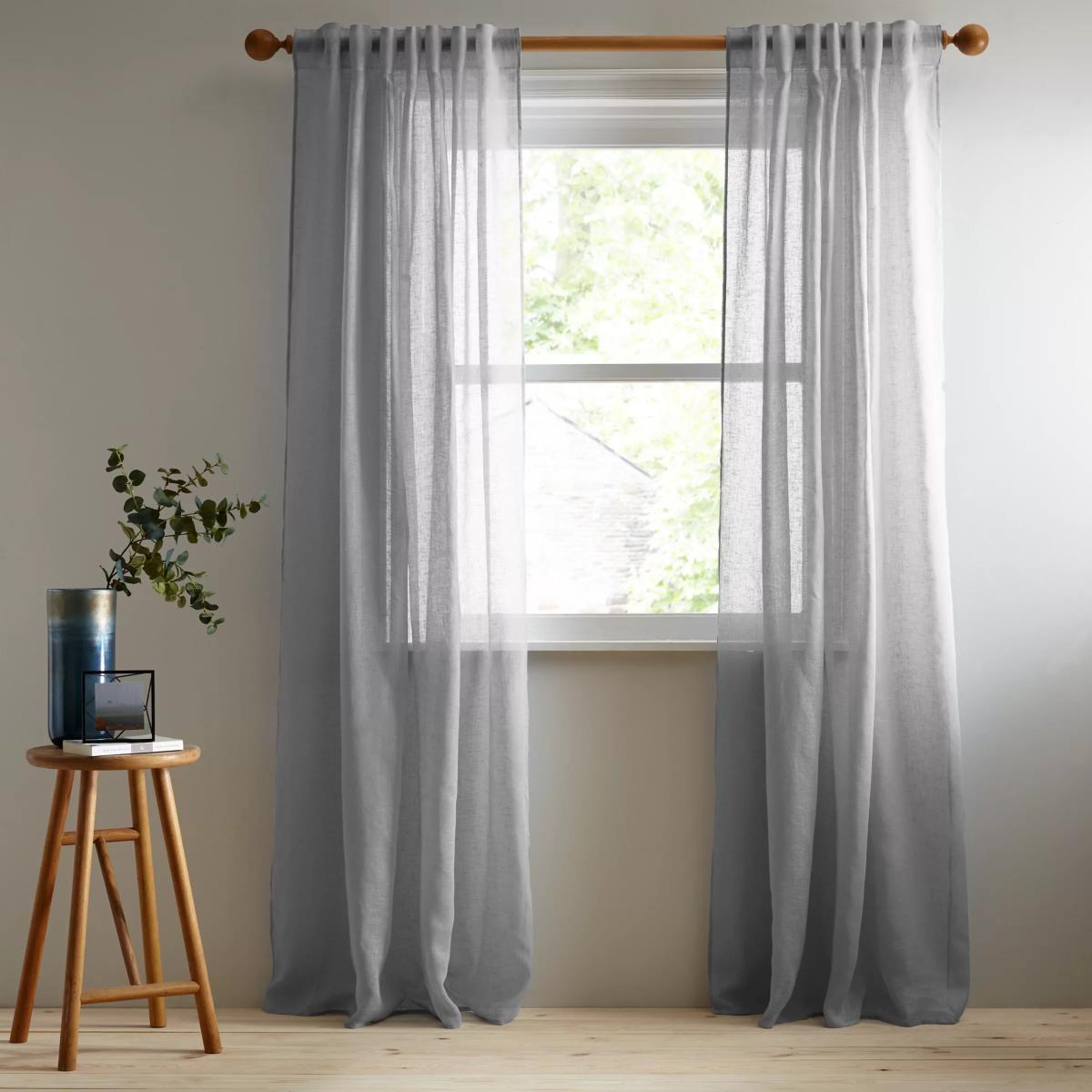 John Lewis & Partners Recycled Polyester Tab Top Sheer Panel – image 3