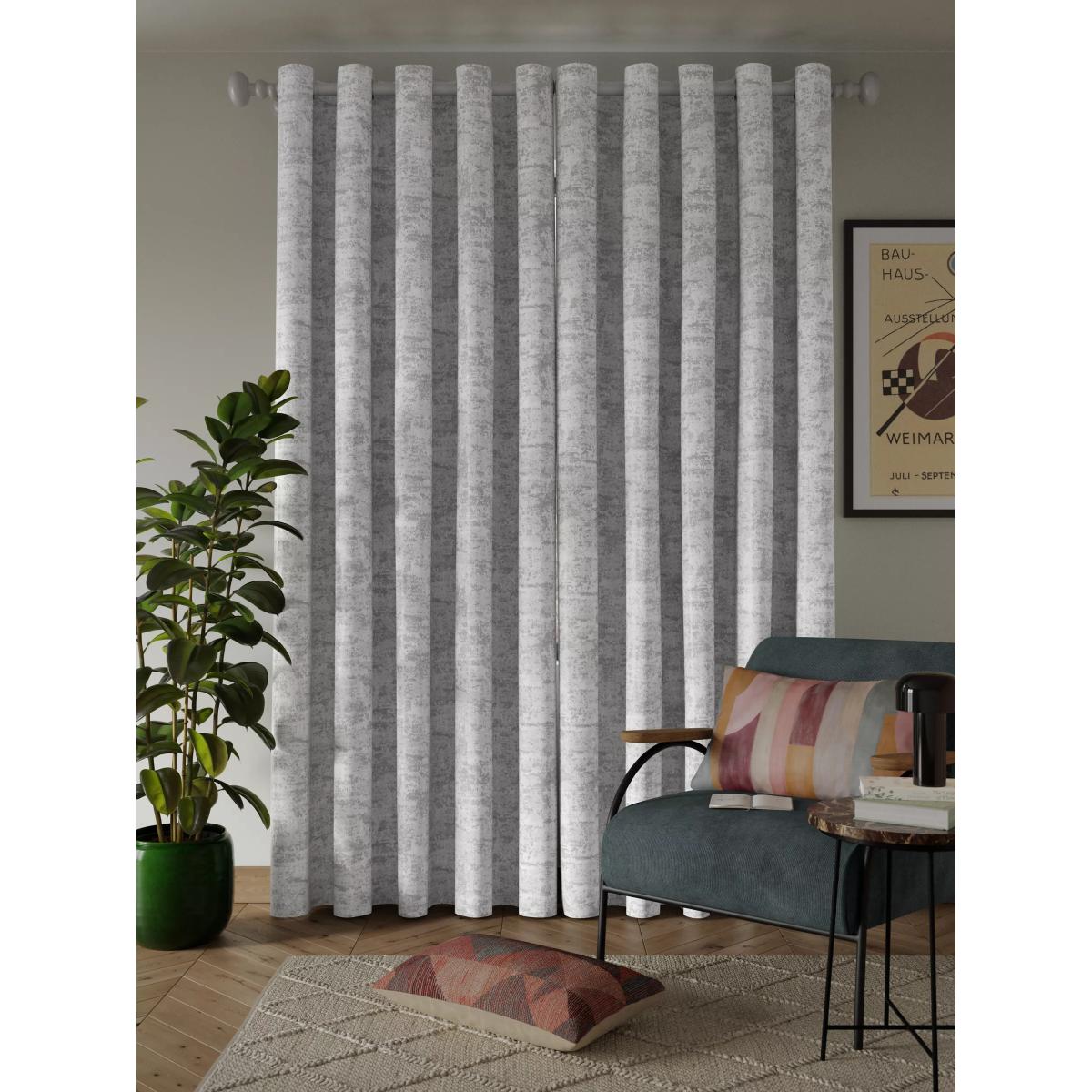 John Lewis Cala Pair Lined Eyelet Curtains – image 4