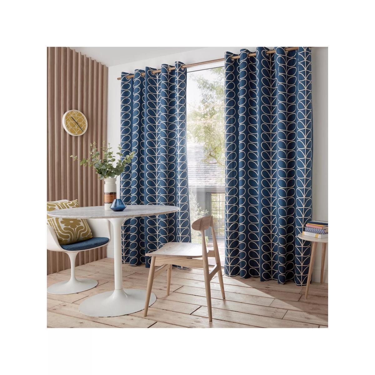 Orla Kiely Linear Stem Pair Lined Eyelet Curtains – image 3