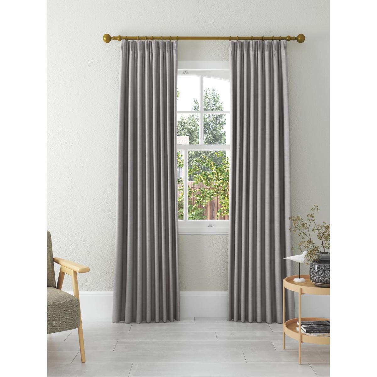 John Lewis & Partners Textured Weave Recycled Polyester Pair Blackout Lined Pencil Pleat Curtains – image 7