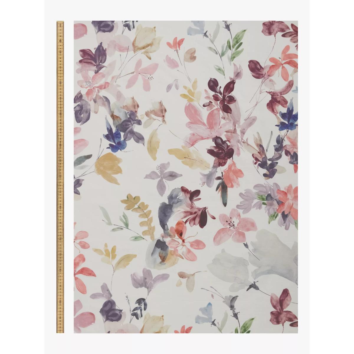 John Lewis & Partners Abelia Print Pair Blackout Lined Curtains, Multi – image 8