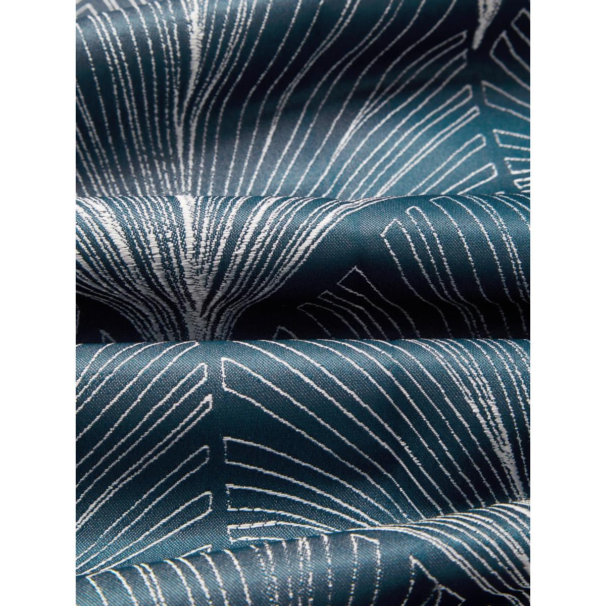 John Lewis Deco Fan Pair Lined Eyelet Curtains, Navy – image 10