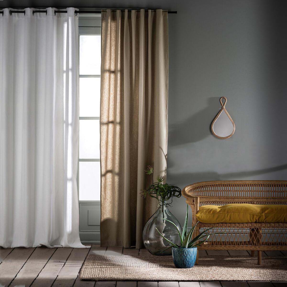 Taima Linen/Cotton Concealed Tab Curtain – image 5