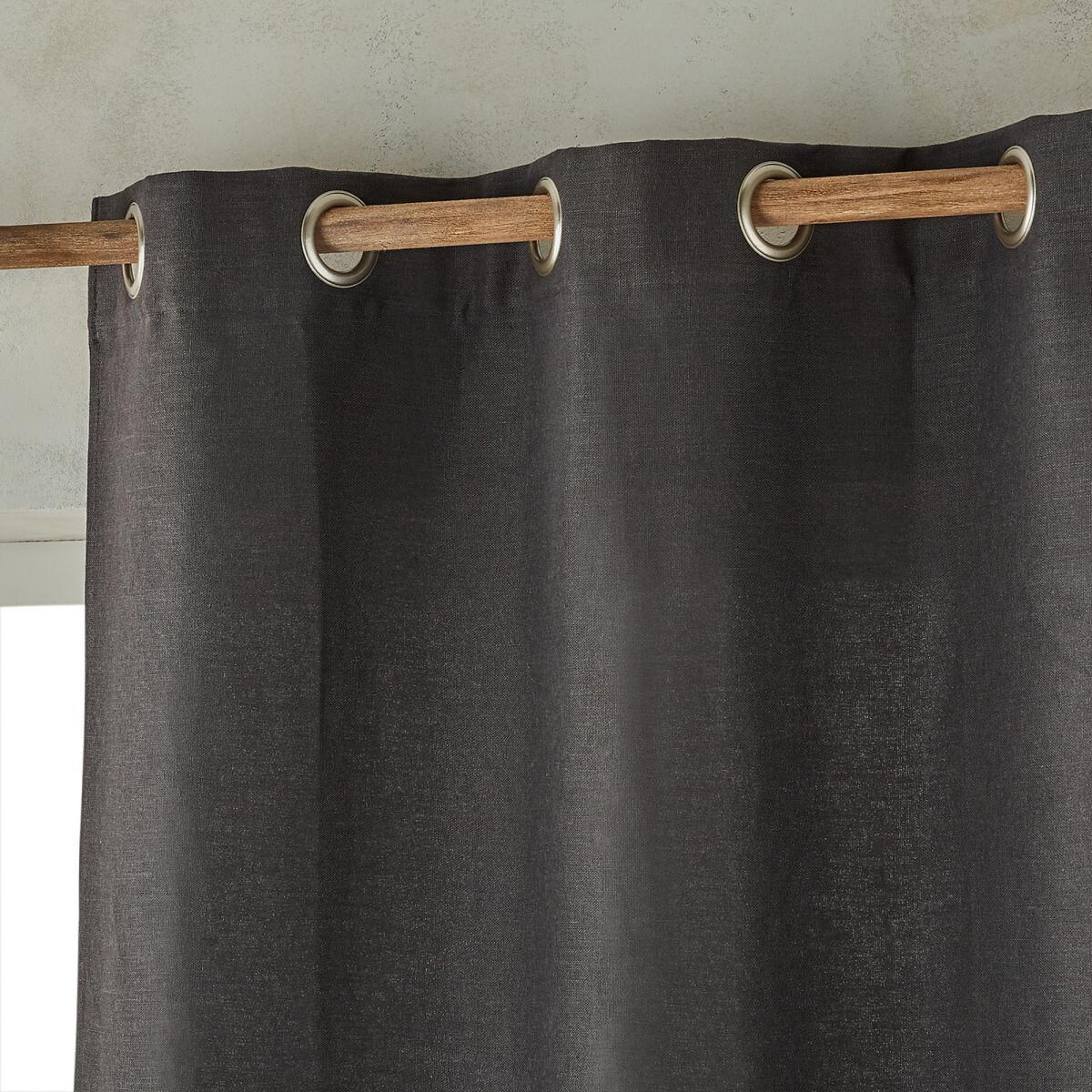 Colin Linen Curtain with Cotton Lining – image 2