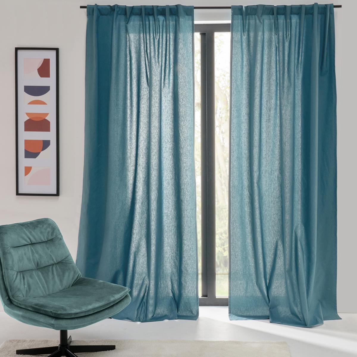 Scenario Single Cotton Curtain with Concealed Tabs – image 4