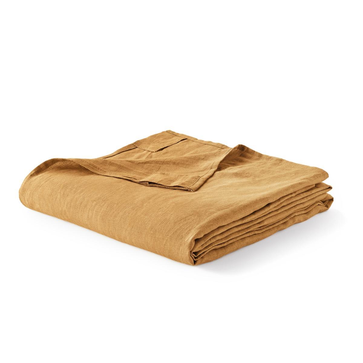 Onega Washed Linen Single Curtain with Concealed Tabs – image 3