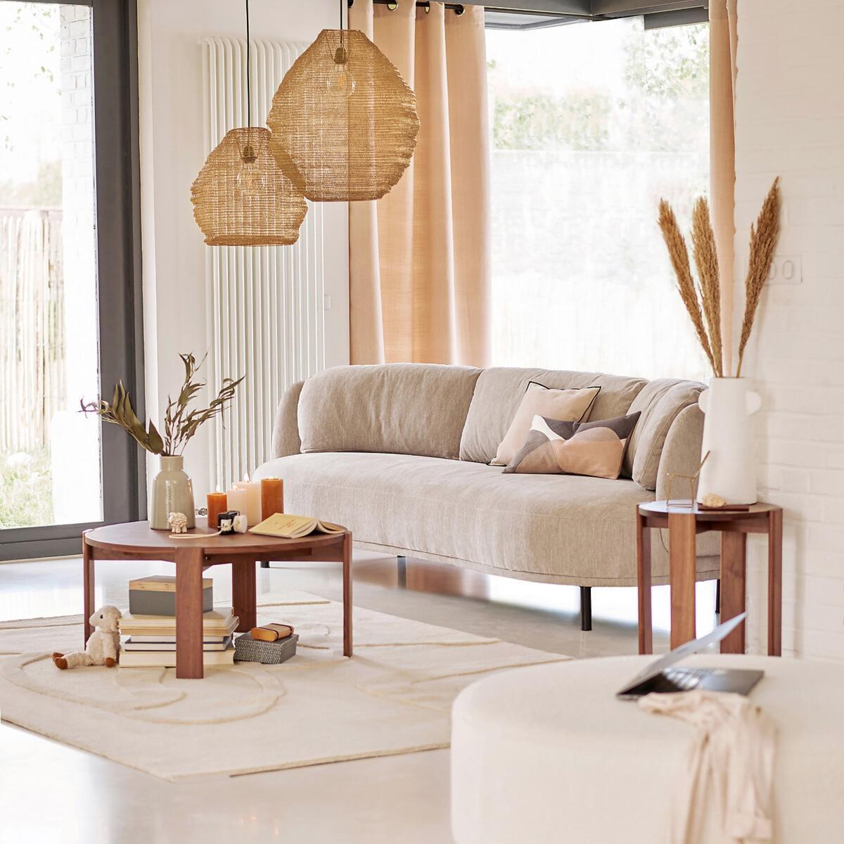 Figuera Chenille Effect Single Curtain with Hidden Tabs – image 4