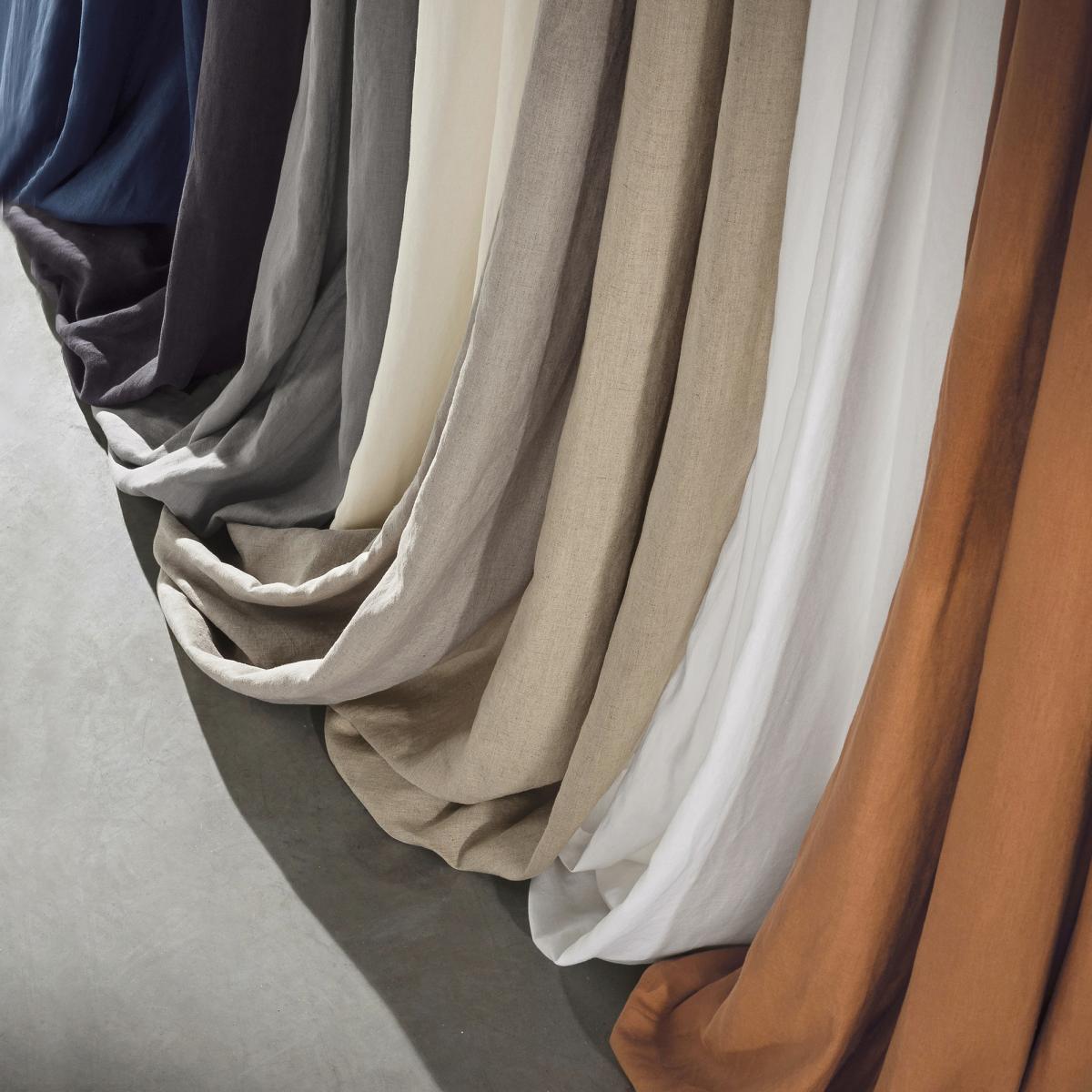 Private Pre-Washed Single Linen Curtain with Eyelets – image 5