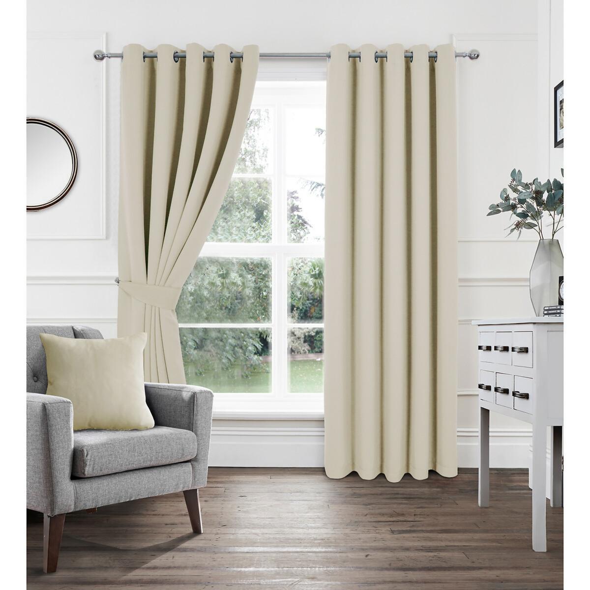 Eyelet Woven Light Filtering Curtains – image 2