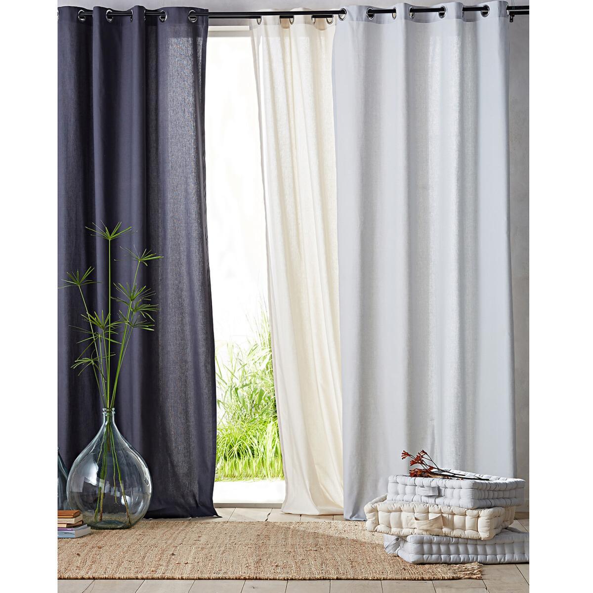 Scenario Single Cotton Curtain with Gathered Header – image 2