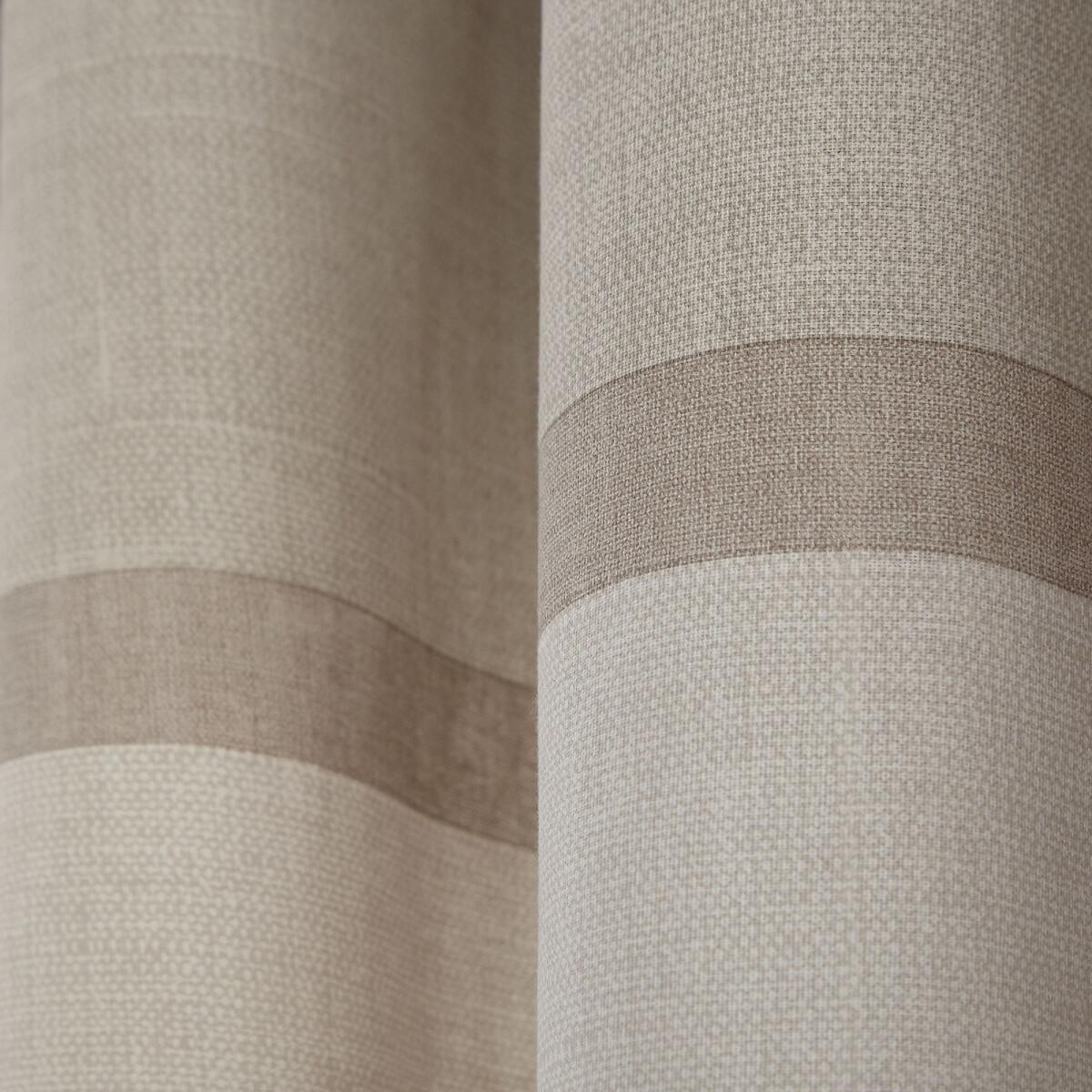 Melville Lightweight Woven Texture Eyelet Curtains – image 3