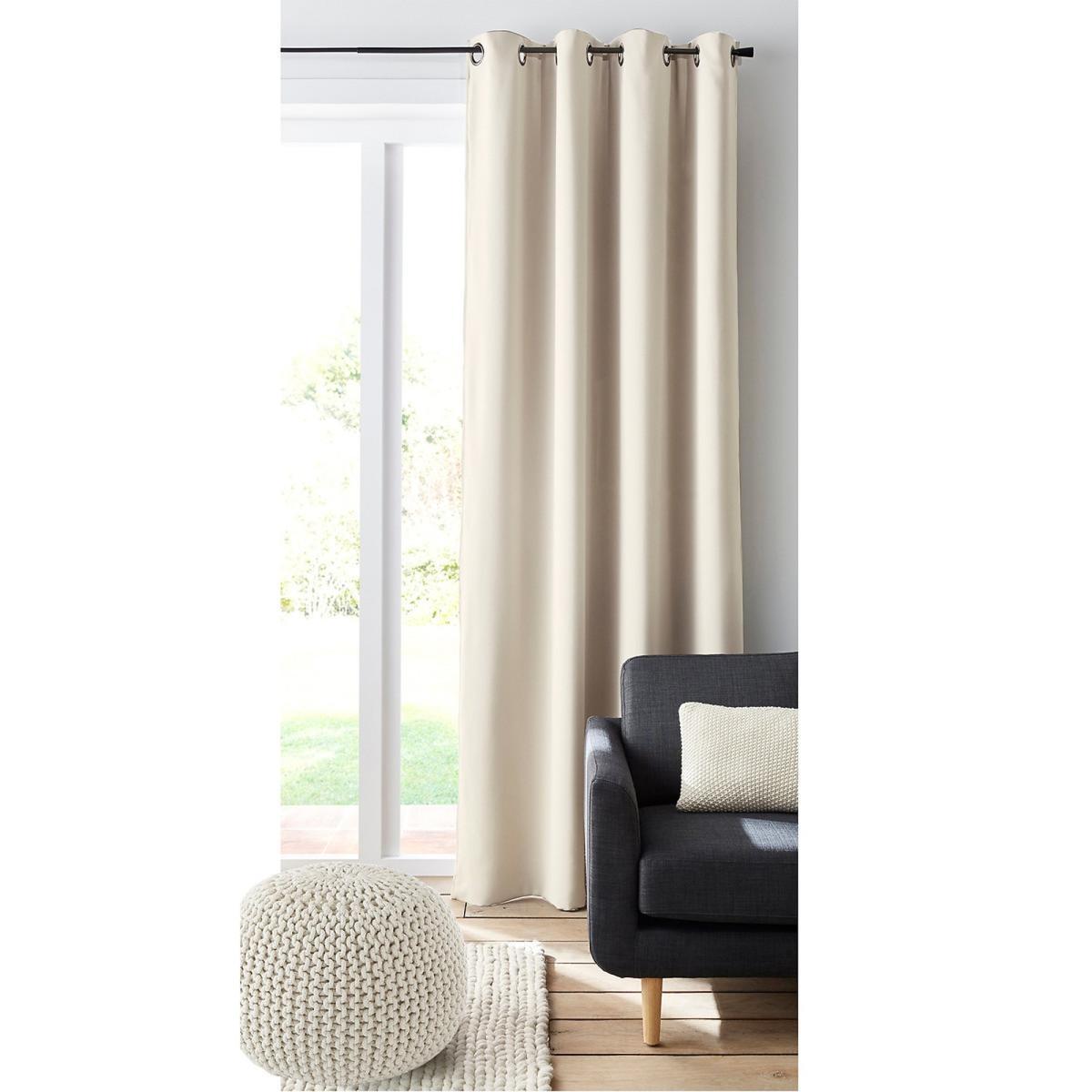 Voda Double-Sided Single Blackout Curtain with Eyelets – image 2