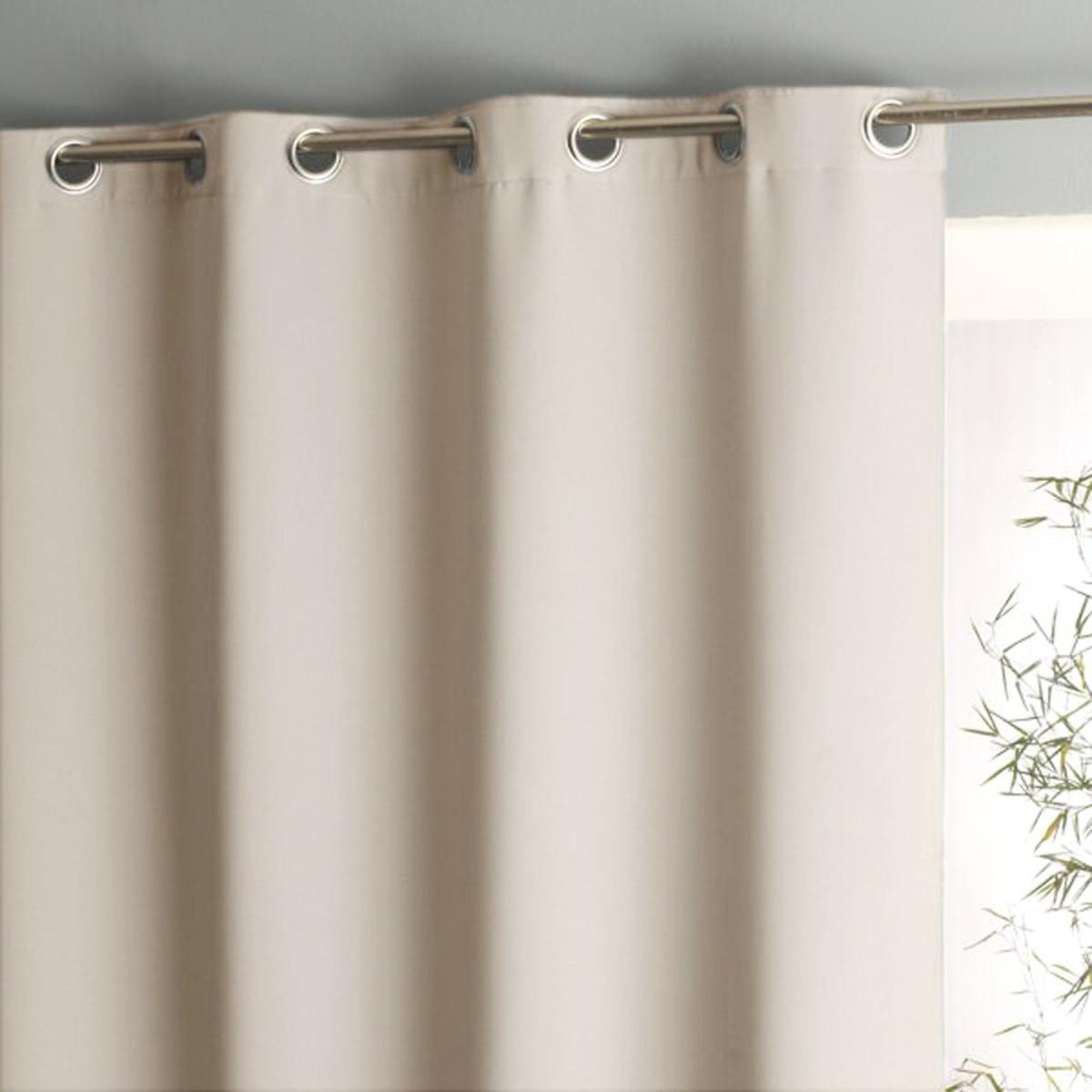 Voda Double-Sided Single Blackout Curtain with Eyelets – image 1
