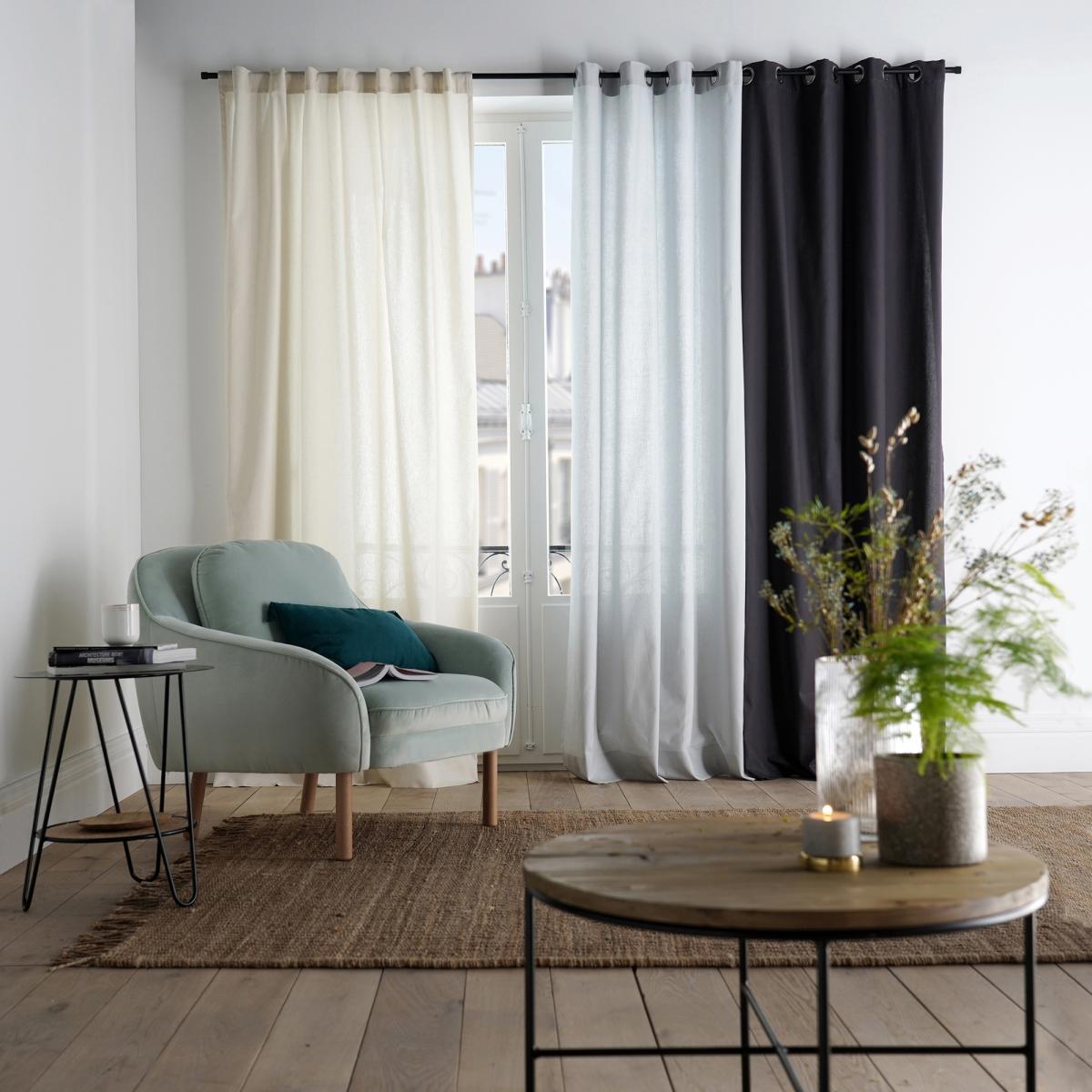 Scenario Single Cotton Curtain with Concealed Tabs – image 6