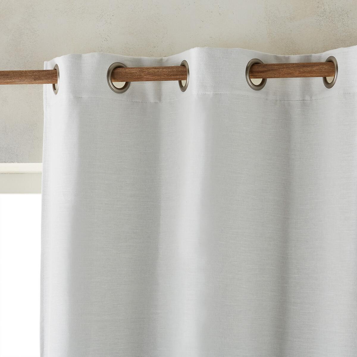 Colin Pure Linen Curtain with Blackout Eyelets – image 2