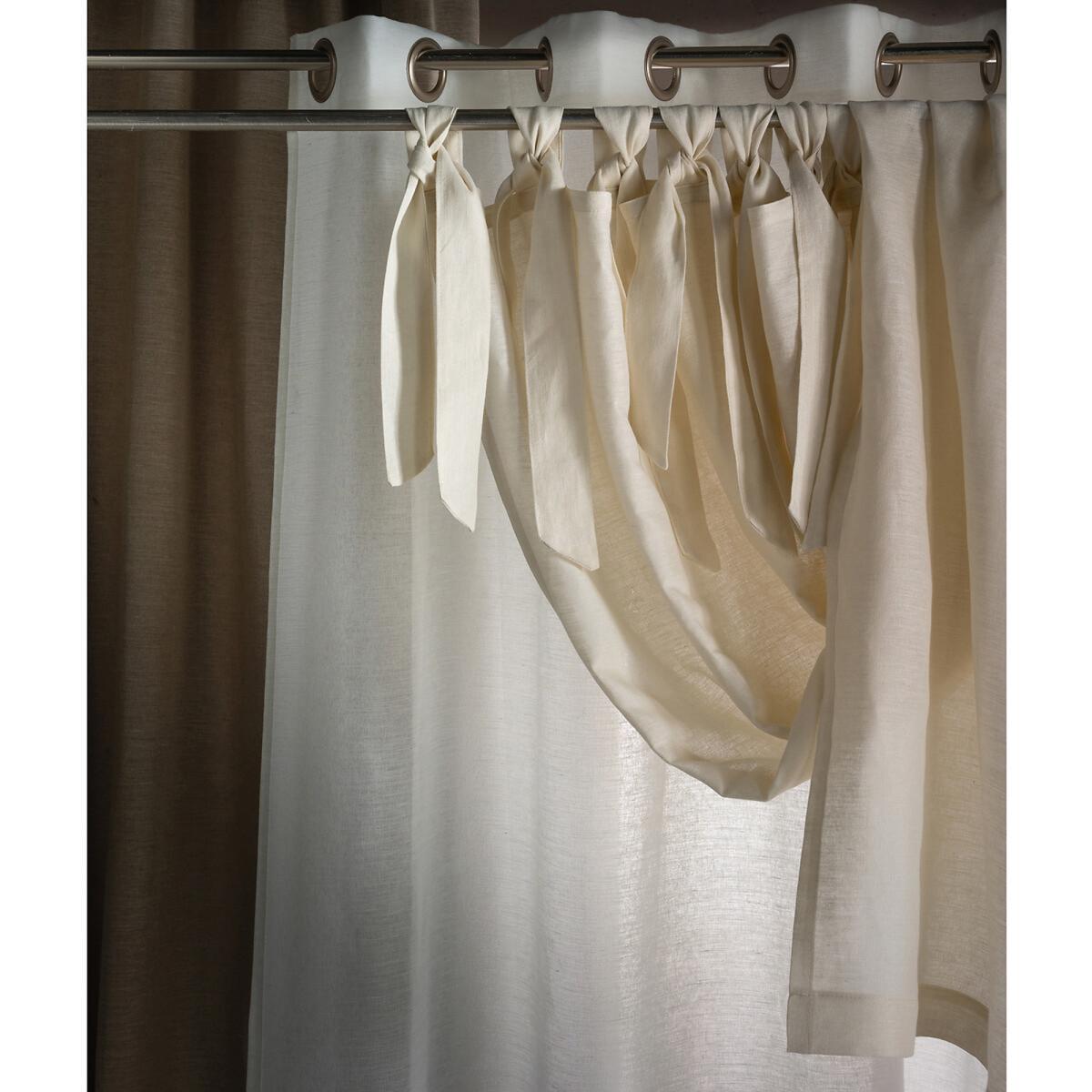 Colin Pure Linen Curtain with Blackout Eyelets – image 4
