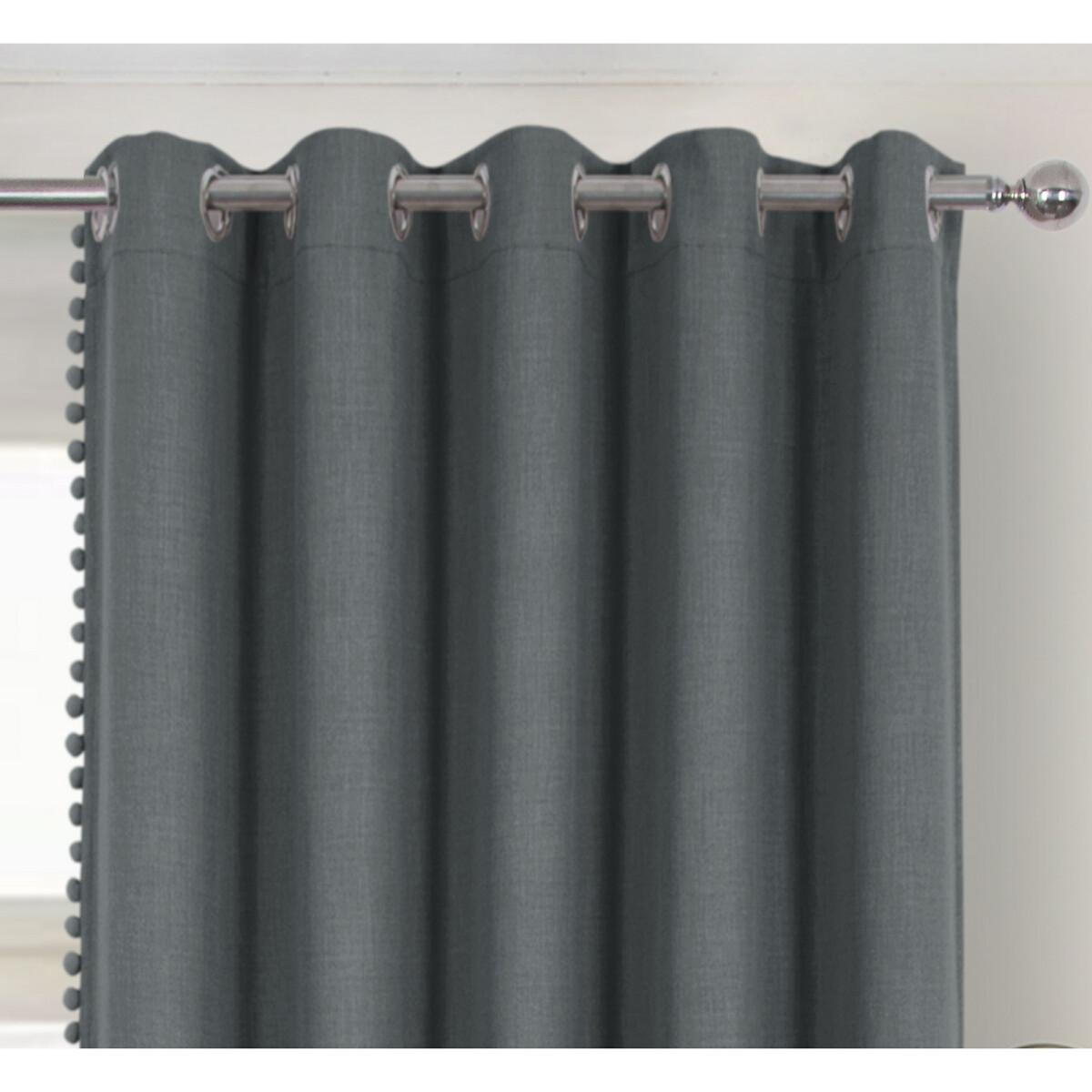 Pom Pom Light Filtering Eyelet Curtains – image 2