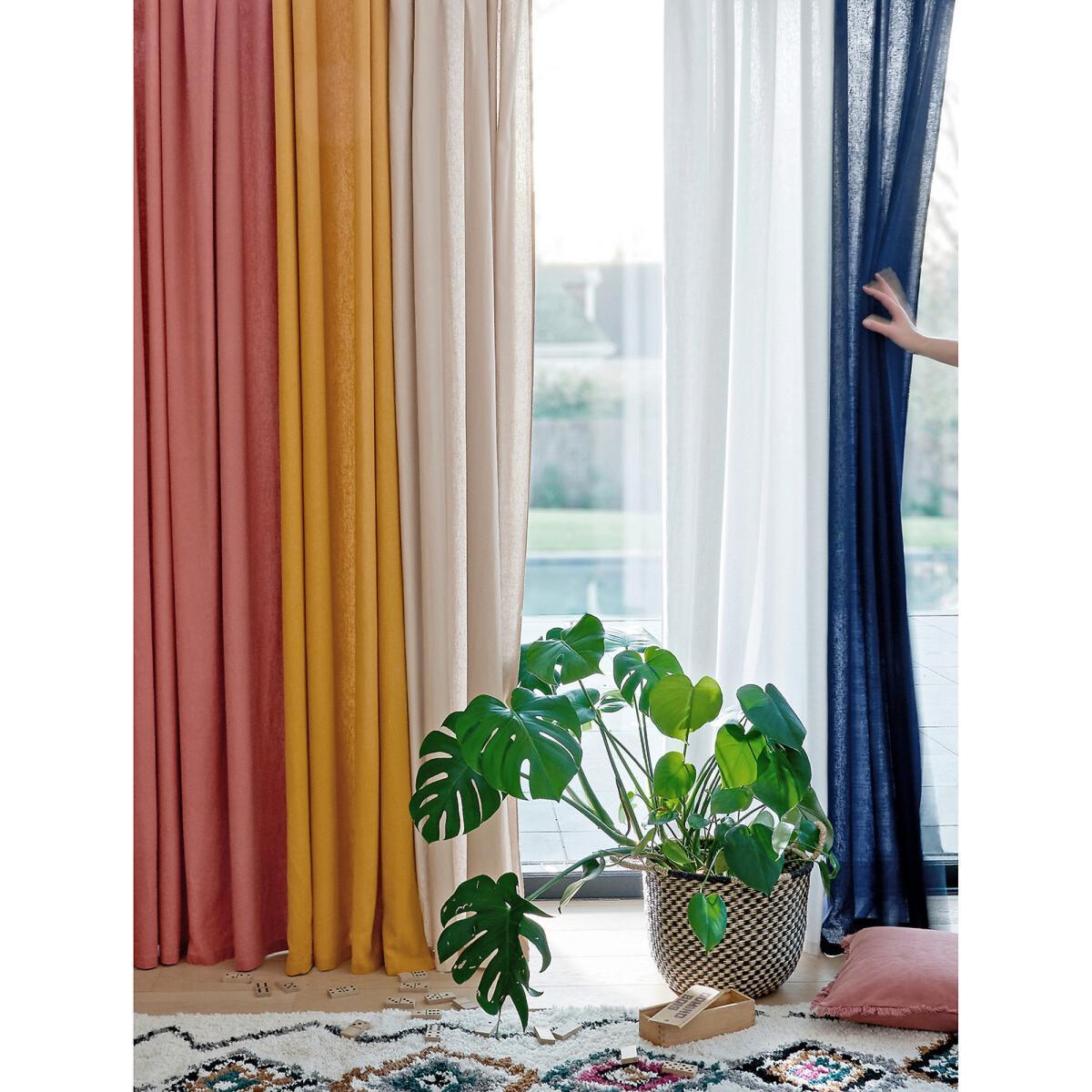 Odorie Linen/Viscose Single Eyelet Curtain – image 4