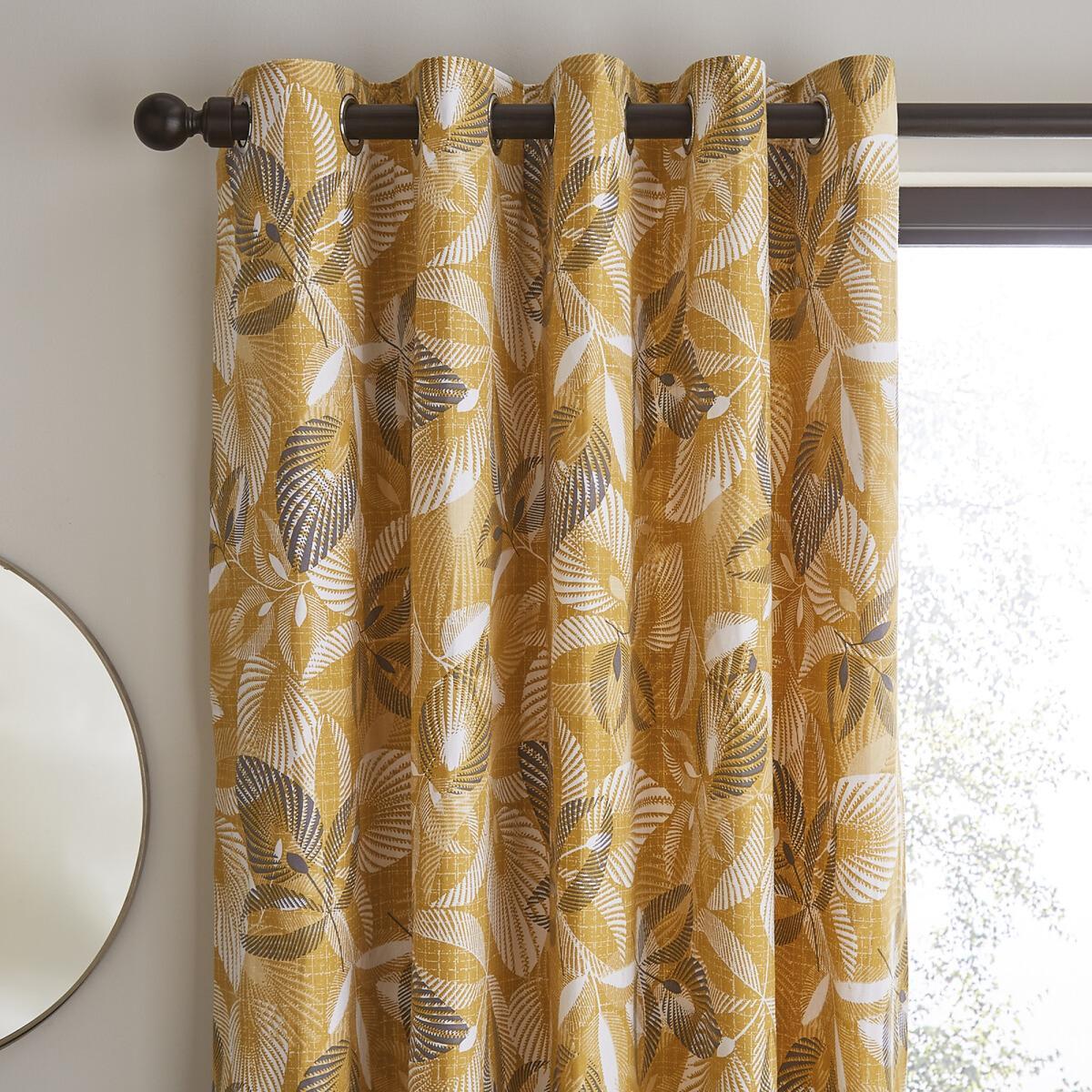 Abbotsley Leaf Eyelet Curtains – image 2