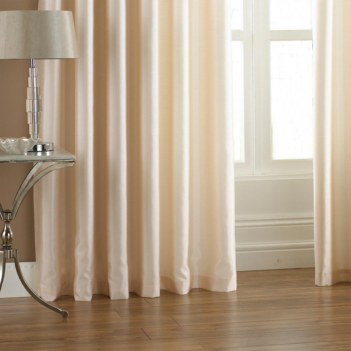 Fiji Faux Silk Eyelet Curtains – image 3