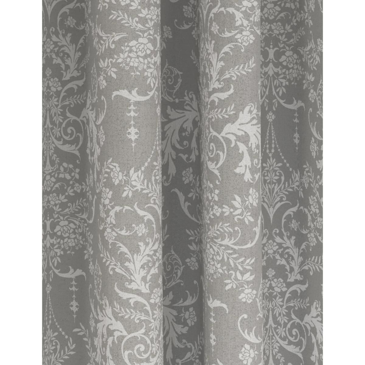 M&S Aida-Alouette Pure Cotton Eyelet Curtains - WDR54 - Grey, Grey – image 2