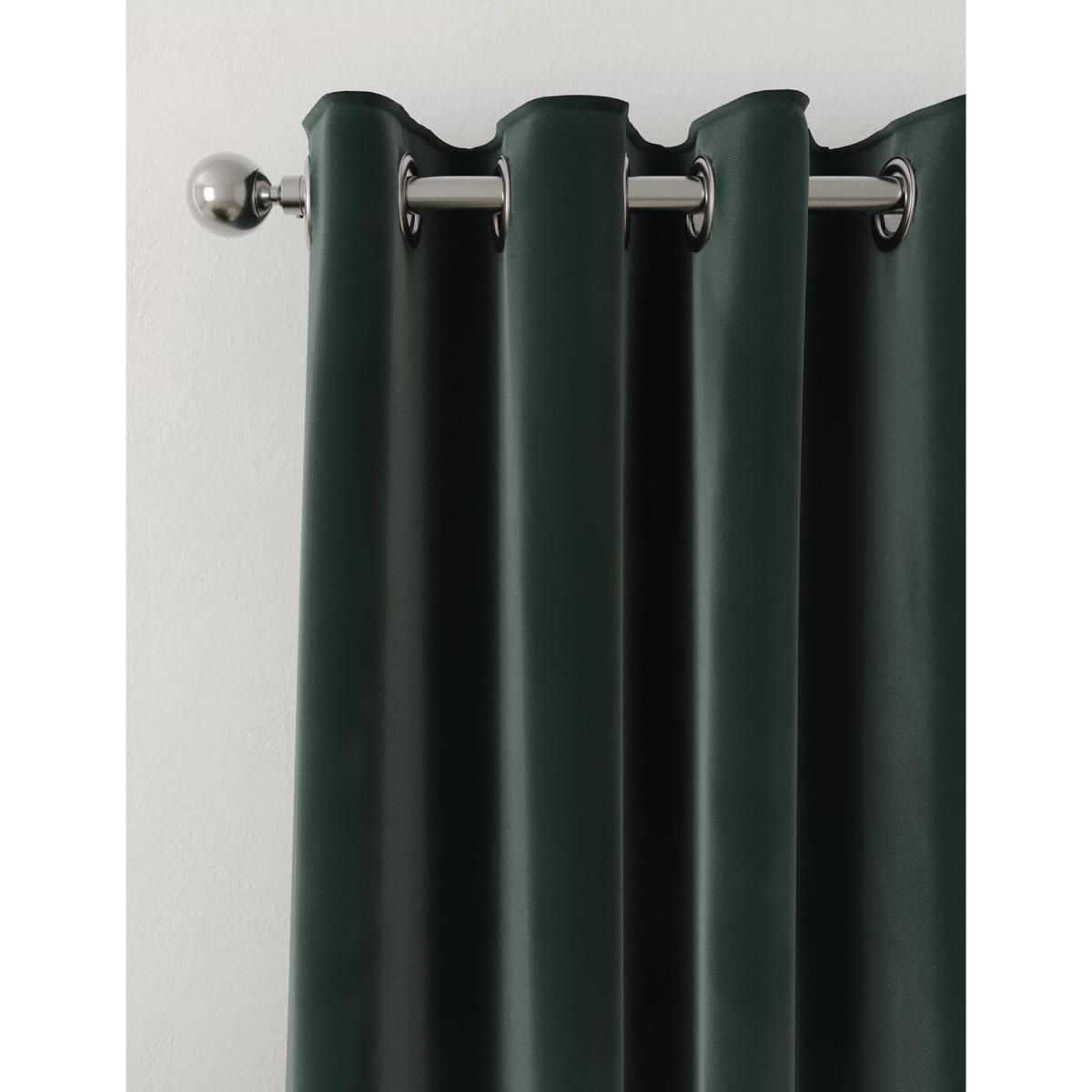 M&S Velvet Eyelet Blackout Curtains - WDR72 - Charcoal, Charcoal,Grey,Champagne,Latte,Soft Pink,Duck Egg,Forest Green,Rust – image 4