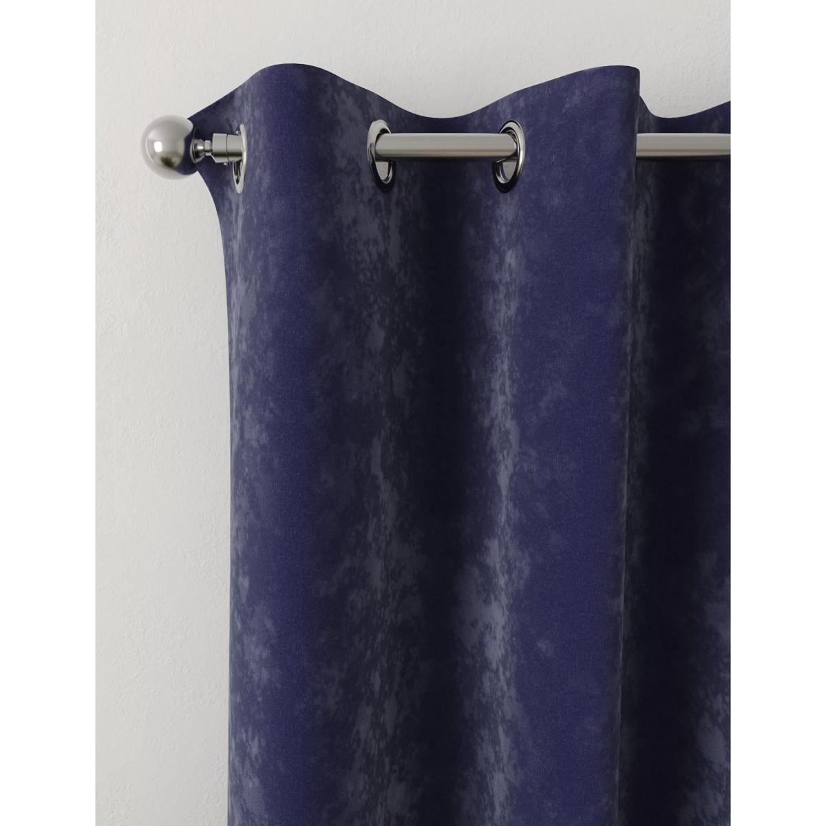 M&S Velour Eyelet Blackout Curtains - WDR90 - Silver Grey, Silver Grey,Dark Charcoal,Dark Grey,Champagne,Dark Red,Royal Blue,Duck Egg,Soft Pink,Olive Mix – image 4