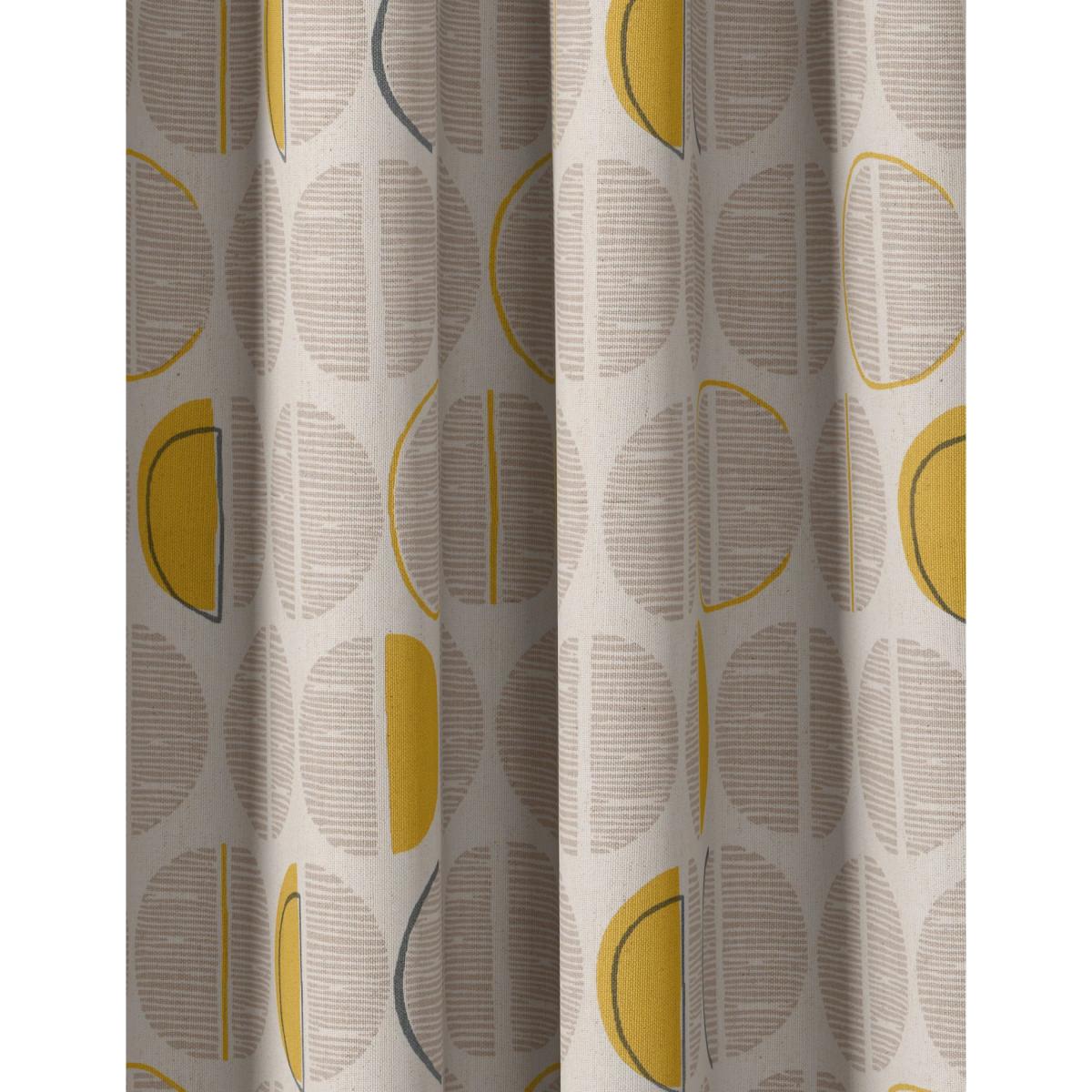 M&S Layla Circles Eyelet Curtains - EW54 - Grey, Grey – image 3