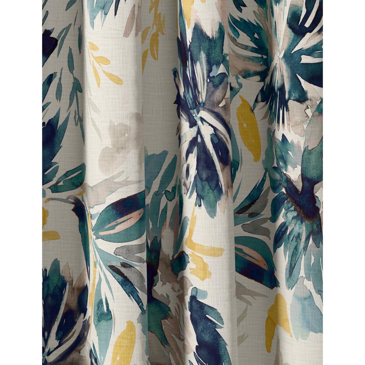 M&S Watercolour Eyelet Curtains - EW90 - Blue Mix, Blue Mix – image 2