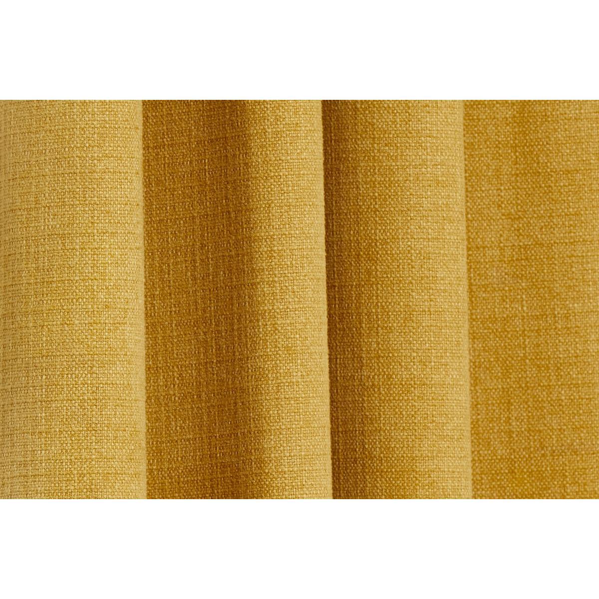 Marzia Pair of Curtains Eyelet 135 x 260cm, Dark Mustard – image 7