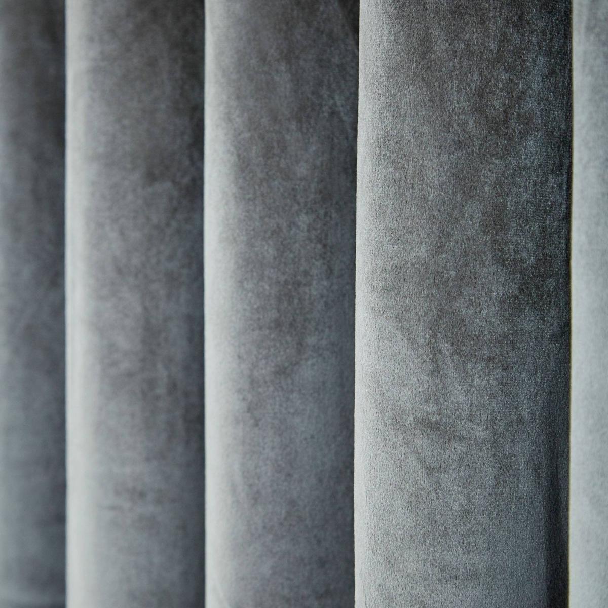 Helena Springfield Escala Steel Velvet Curtains – image 2