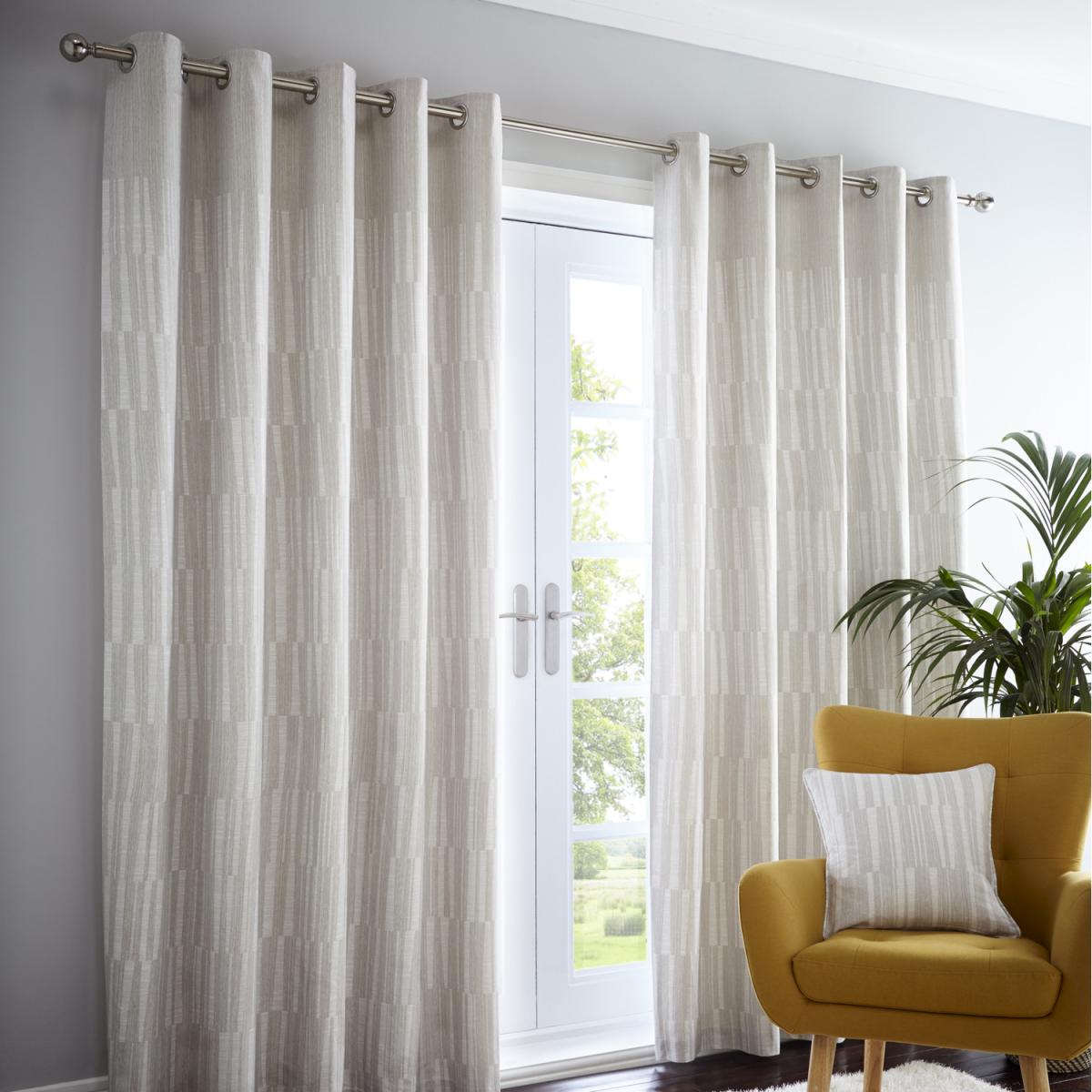 Detroit Linen Eyelet Curtains - Linen / 229cm / 168cm – image 2