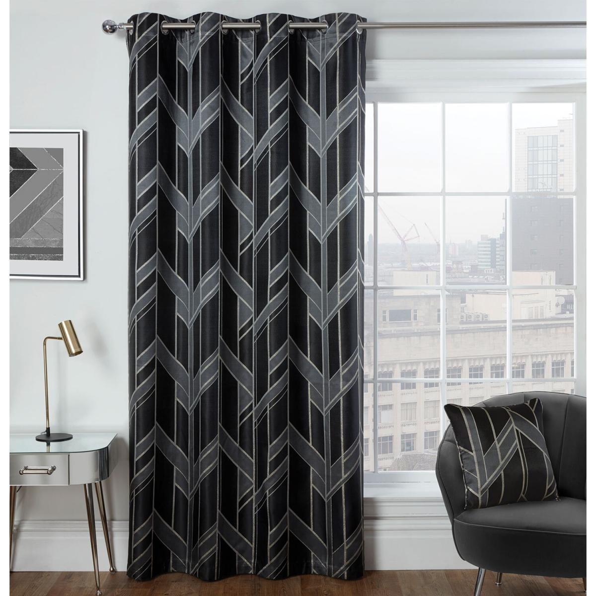 Giovanna Eyelet Panel - Black – image 2