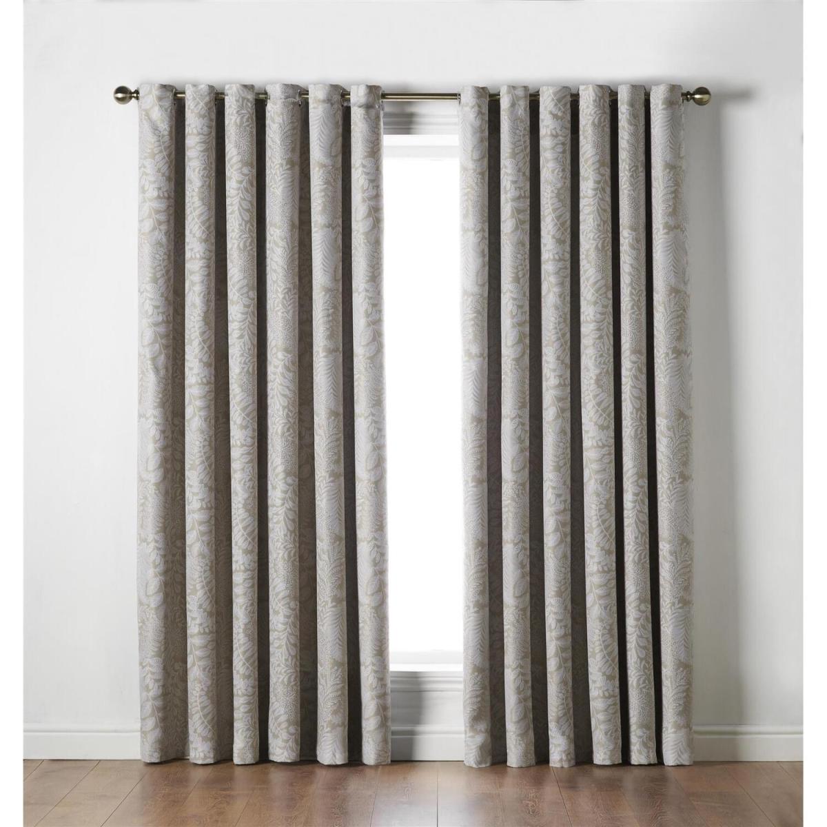 Fern Eyelet Ring Top Curtains - Latte / 183cm / 2.15cm – image 2