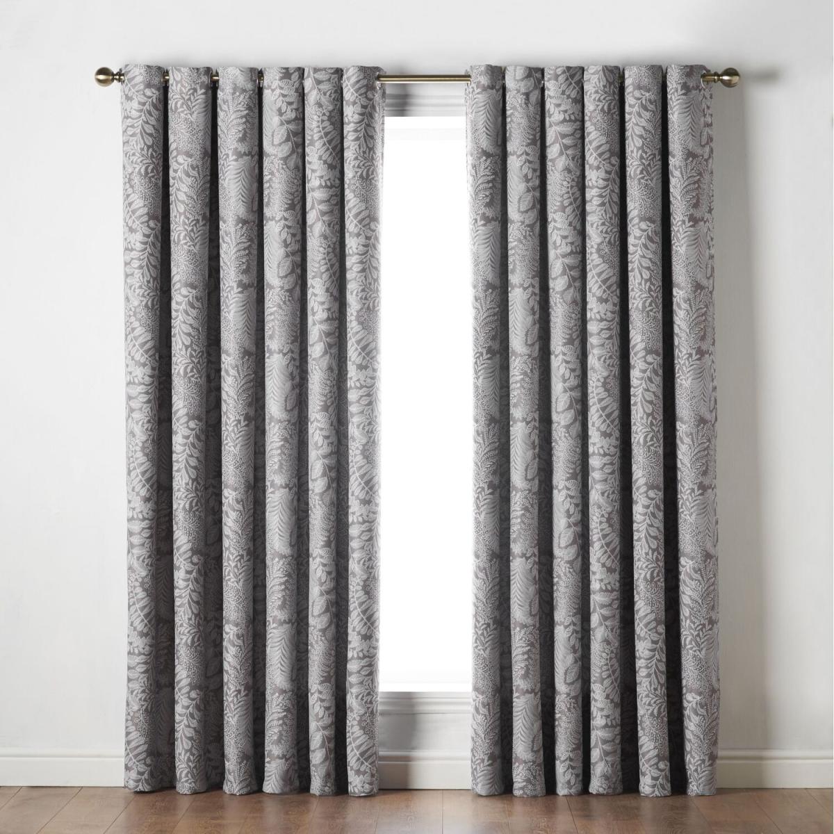 Fern Eyelet Ring Top Curtains - Latte / 183cm / 2.15cm – image 1