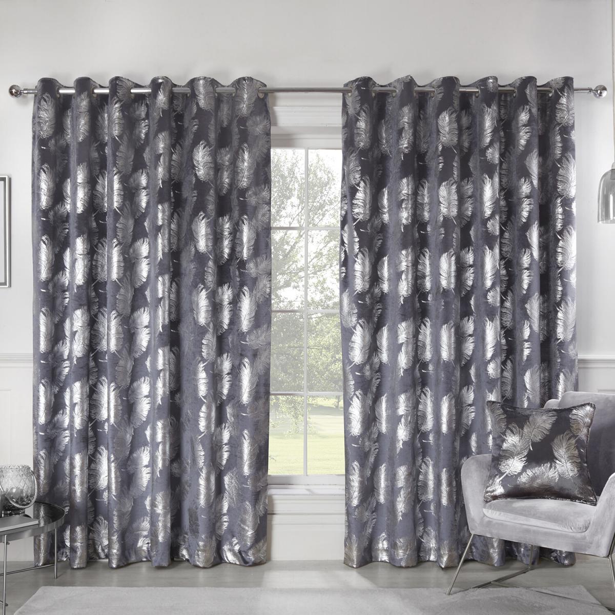 Plume Metallic Feather Curtains - Blush / 168cm / 229cm – image 5