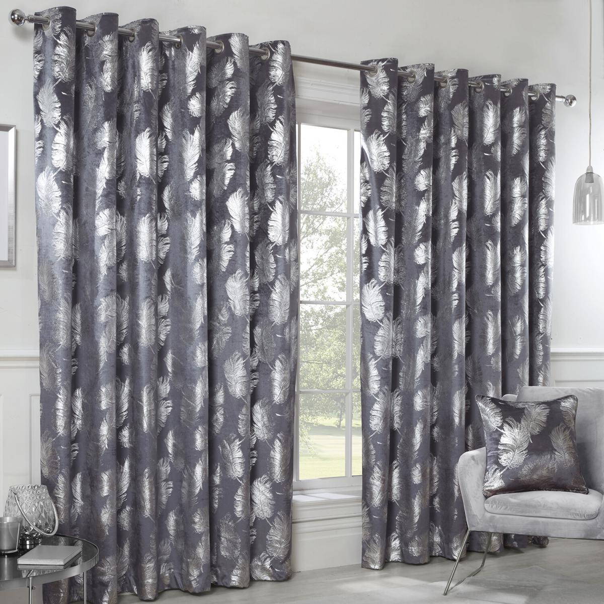 Plume Metallic Feather Curtains - Blush / 168cm / 229cm – image 6